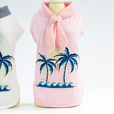 Ropa para Mascotas con Bordado de Árbol de Coco - Image 3
