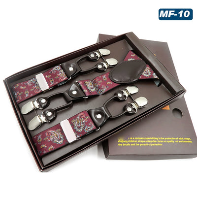 Tirantes Elásticos Multicolor con 6 Clips para Hombre - Image 3