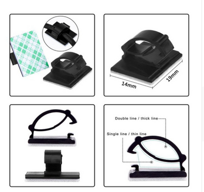 Organizador de Cables para Auto - Clips Fijadores Multifunción - Image 15