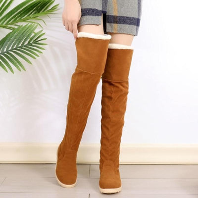 Botas de Nieve Altas Hasta la Rodilla con Forro de Piel Cálida - Image 5