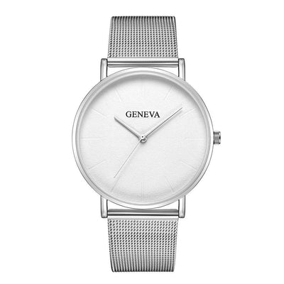 Reloj de Acero Inoxidable Geneva para Hombre con Malla Metálica - Image 13