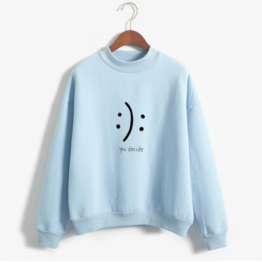 Suéter Smiley Casual Holgado Cuello Redondo para Mujer - Image 11
