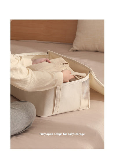 Bolsas Organizadoras de Algodón y Lino con Ventana Visual para Ropa y Edredones - Image 12