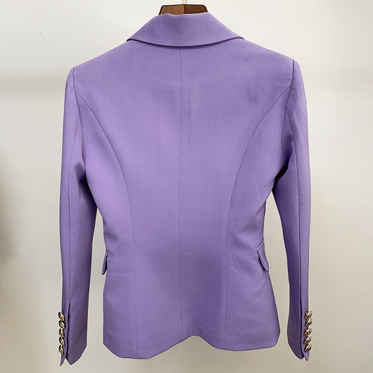 Traje Slim Fit con Botones de Cabeza de León - Image 5