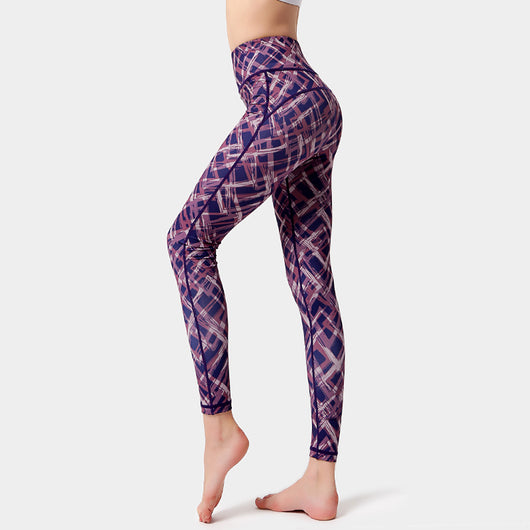 Pantalones de Yoga Estampados de Secado Rápido