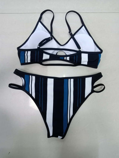 Bikini de Rayas Verticales Estilo Europeo y Americano - Image 9