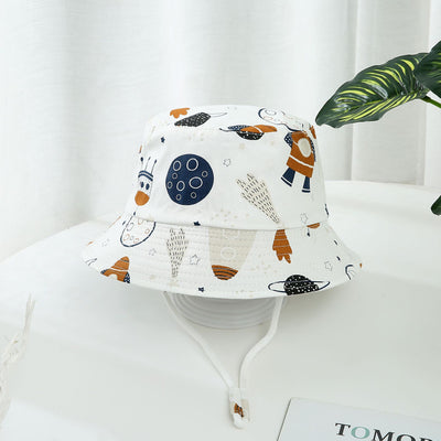 Gorro de Sol para Niño y Niña con Ala Ancha y Estampado de Dinosaurios - Image 11