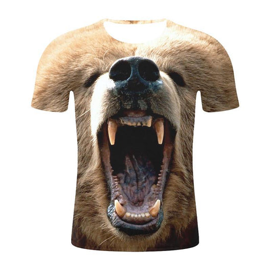 Playera 3D con Estampado Animal para Hombre - Image 8