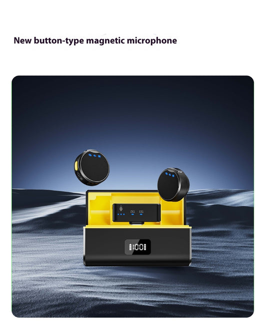 Micrófono Inalámbrico con Clip Magnético y Estuche de Carga - Image 11
