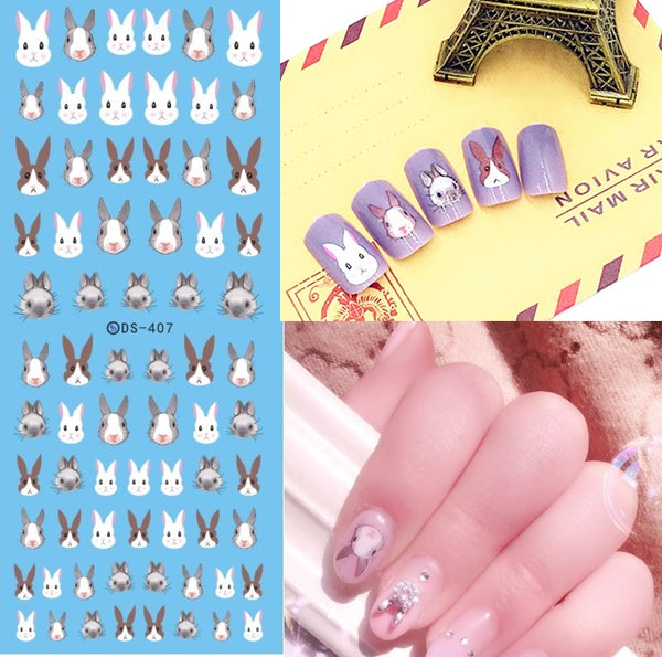 Kit Completo de Adhesivo para Uñas con Herramientas de Joyería y Stickers de Letras