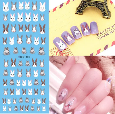 Kit Completo de Adhesivo para Uñas con Herramientas de Joyería y Stickers de Letras