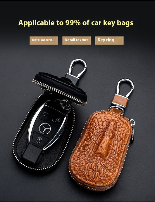 Funda de Cuero Genuino para Llaves de Auto - Unisex - Image 19
