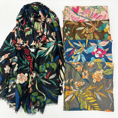 Pashmina Estampada con Borlas para Mujer - Image 10