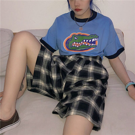 Pantalones Cortos Holgados Harajuku Coreanos de Cintura Alta para Hombre y Mujer - Image 3