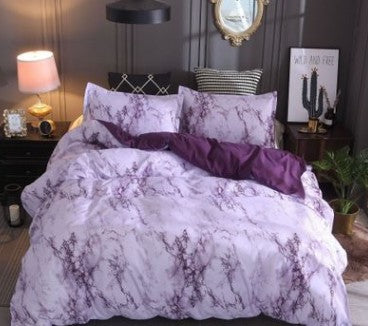 Juego de Sábanas Mármol de Cuatro Piezas - Lujo y Confort - Image 14