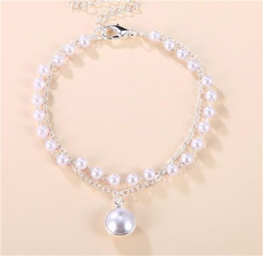 Pulsera de Perlas Doble Capa - Joya Versátil para el Verano - Image 2