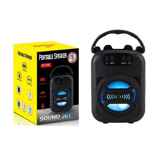 Parlante Bluetooth Multifunción Portátil con Micrófono, Lector de Tarjetas y Radio - Image 3