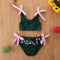 Traje de Baño para Niña con Diseño a Juego de Colores