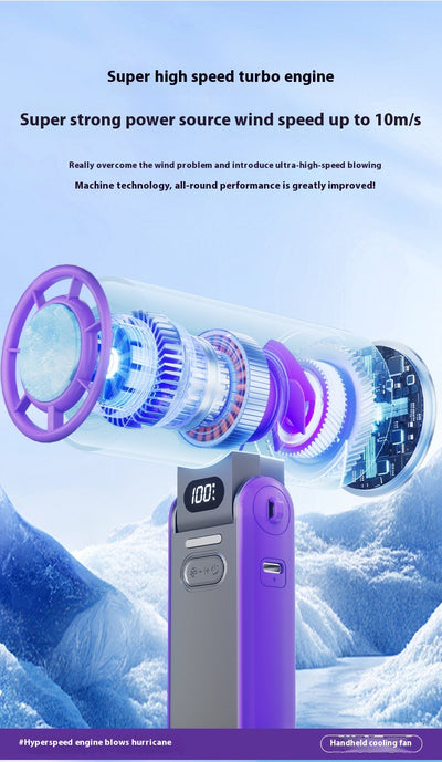 Ventilador Portátil con Compresor de Frío - Compacto y Plegable - Image 16