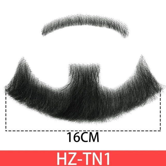 Barba Postiza de Cabello Natural para Cine, Televisión y Maquillaje Profesional - Image 10
