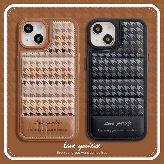 Funda de Teléfono Pied de Poule Pantalla Completa en Silicona - Image 12