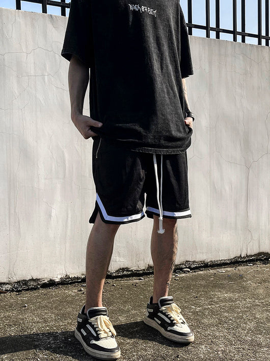 Pantalones de Básquetbol con Malla y Cordón Ajustable - Image 3