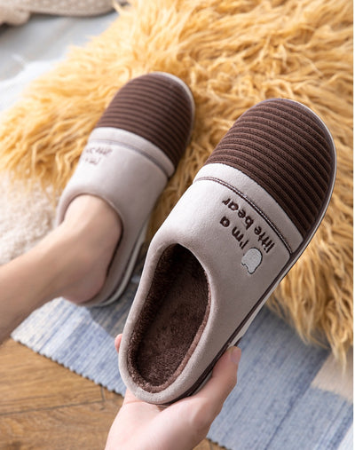 Pantuflas Cálidas para Hombre Talla Grande - Algodón Antideslizante - Image 16