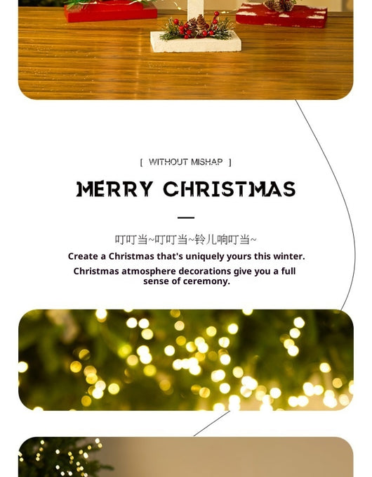 Adorno Navideño Casita de Madera con Buzón Decorativo - Image 13