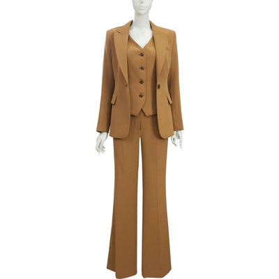 Traje Ejecutivo Tres Piezas en Colores Sólidos para Primavera y Otoño - Image 11