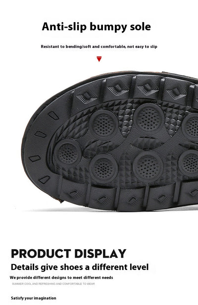 Sandalias de Cuero para Hombre con Suela Suave Antideslizante - Image 14