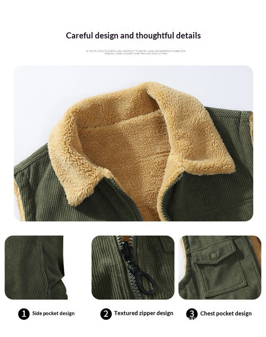 Chaleco Térmico Reversible Acolchado de Algodón Jacquard Hombre - Image 12