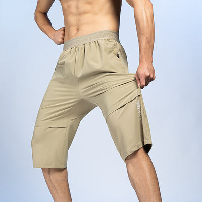 Mallas Deportivas Ice Silk para Hombre - Pantalones Capri Secado Rápido Talla Grande - Image 4