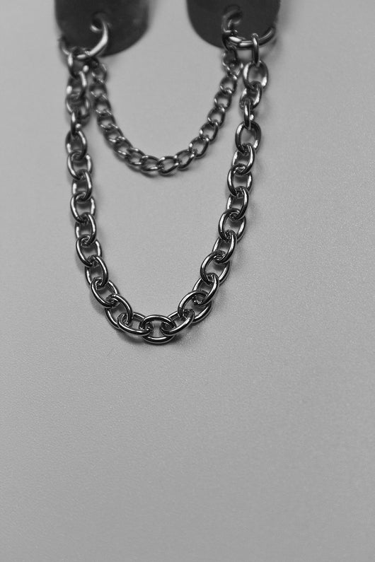 Cadena de Pasador Tipo Relojería Negro Elegante - Image 3