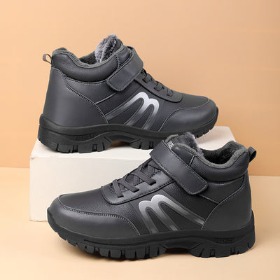 Zapatos de Cuero Cálidos e Impermeables para Adultos Mayores - Image 8