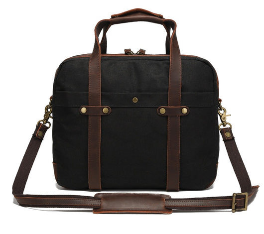 Maletín Vintage de Lona Encerada para Hombre - Image 26