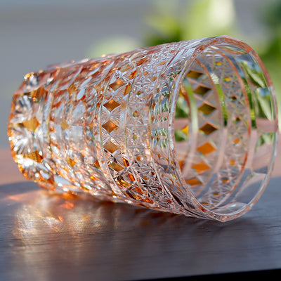 Vaso de Cristal Tallado a Mano Estilo Japonés para Whiskey y Jugos - Image 16