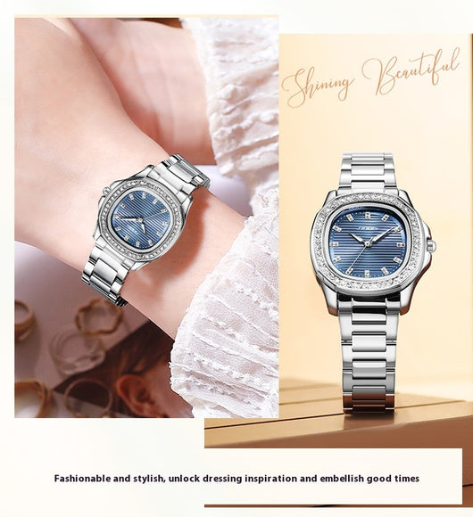 Reloj de Cuarzo Nautiloide Resistente al Agua para Mujer - Image 10