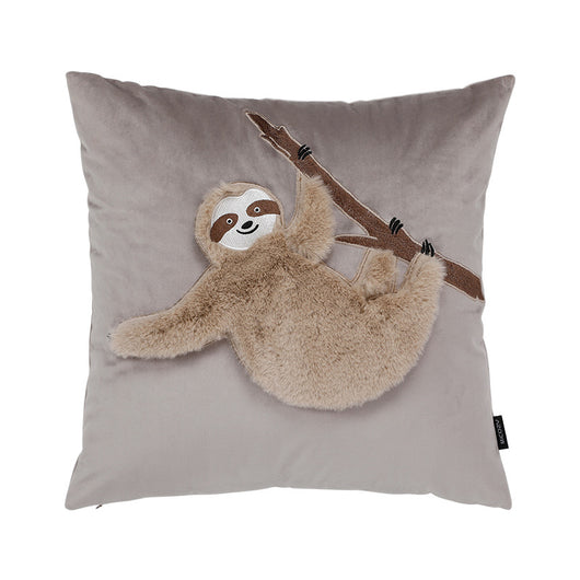 Funda de Almohada Infantil de Peluche - Diseño de Perezoso y Oveja - Image 5
