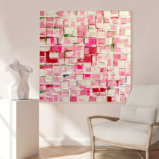 Cuadro Abstracto Moderno Pintado a Mano - Arte Acrílico Colorido para Habitaciones Infantiles y Decoración del Hogar - Image 6