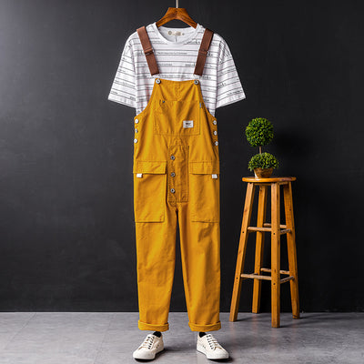 Pantalones Anchos Hip Hop con Tirantes Ajustables - Image 7