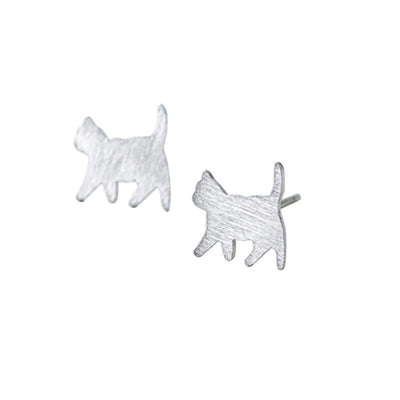 Aretes de Gato Travieso Elfo en Plata de Ley - Image 6