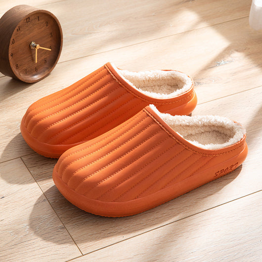 Pantuflas de Algodón para Hombre Impermeables con Talón Reforzado - Image 10