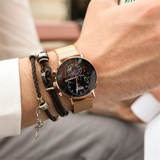 Reloj Mecánico Automático Resistente al Agua con Esfera Grande para Hombre - Image 3