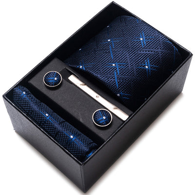 Corbata Jacquard Profesional Tejida en Trama para Negocios - Image 59