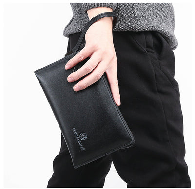 Billetera Ejecutiva de Cuero para Hombre con Cierre de Cremallera - Image 8