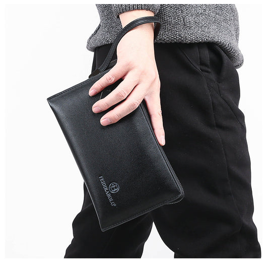 Billetera Ejecutiva de Cuero para Hombre con Cierre de Cremallera - Image 8