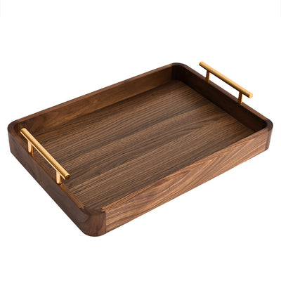 Bandeja Rectangular de Nogal para Café y Comedor - Image 5