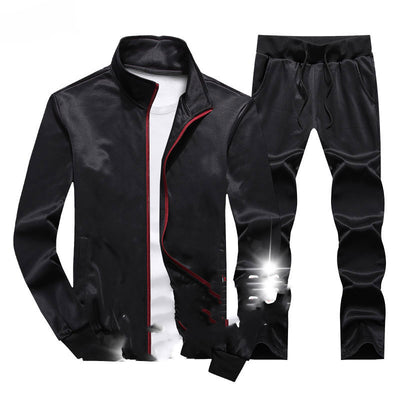 Conjunto Deportivo de Dos Piezas Talla Grande con Pantalón Largo - Image 7