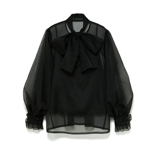 Moño Transparente de Tul Elegante - Accesorio Chiffon Sofisticado - Image 4