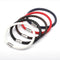 Pulsera de Cuero Trenzado con Magnético para Hombre